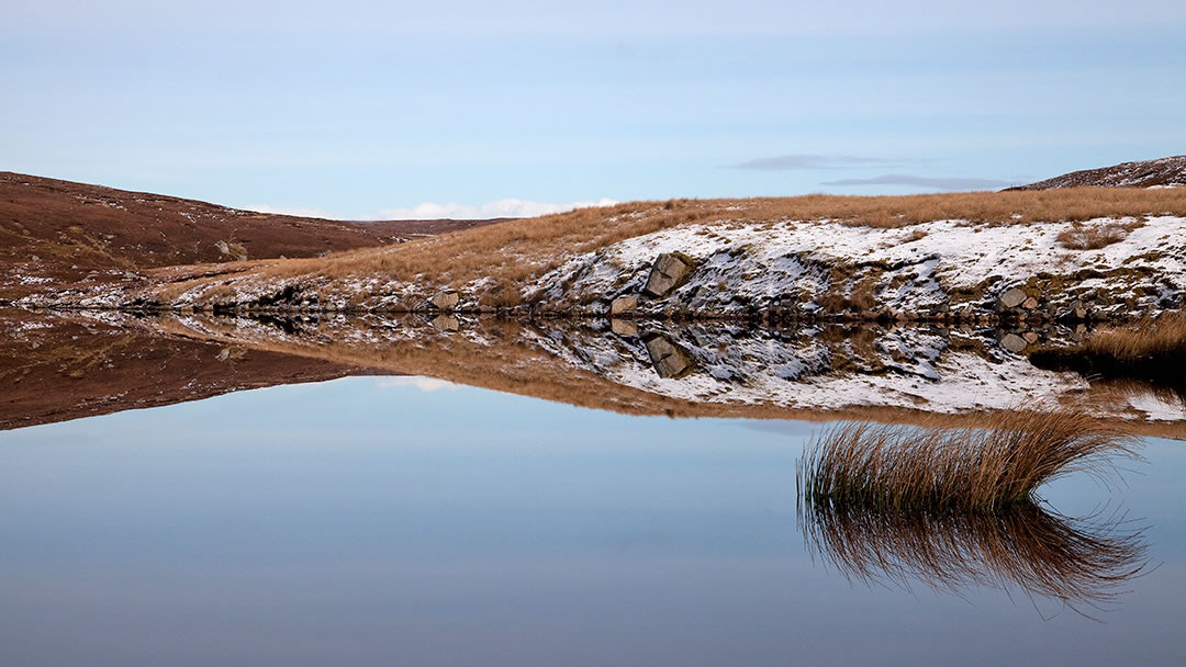 A winter's day at the Loch of Voe