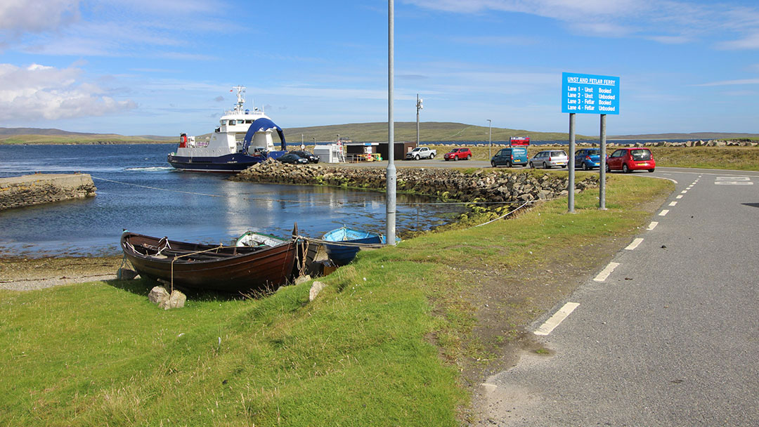 Ferry to Unst, Shetland