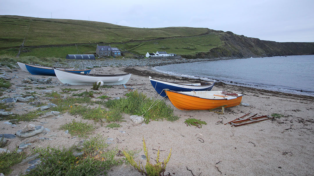 Norwick beach on Unst, Shetland