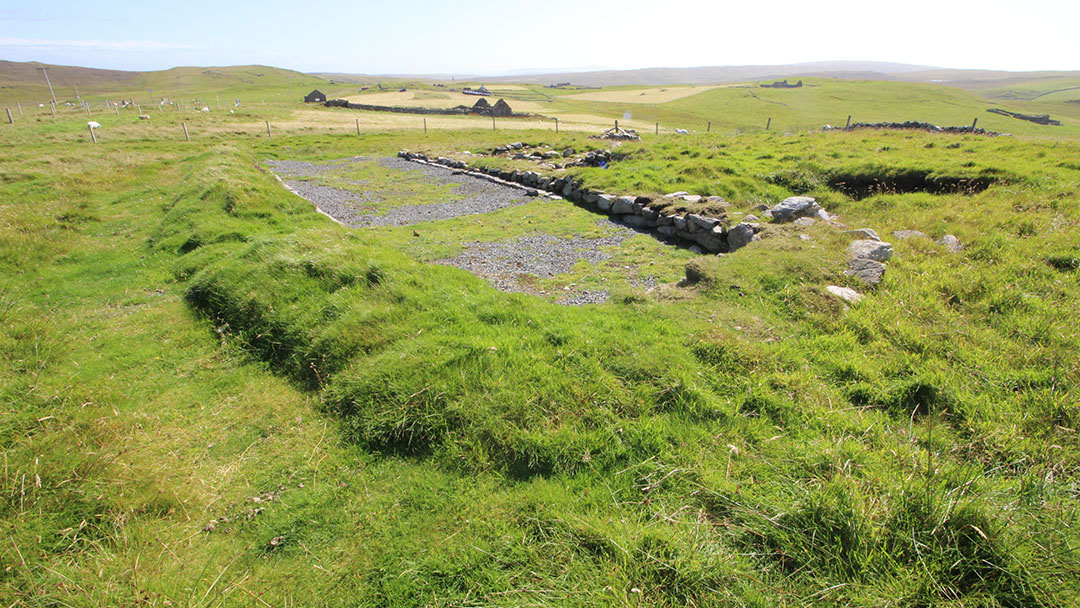 The Upper house at Underhoull, Unst, Shetland