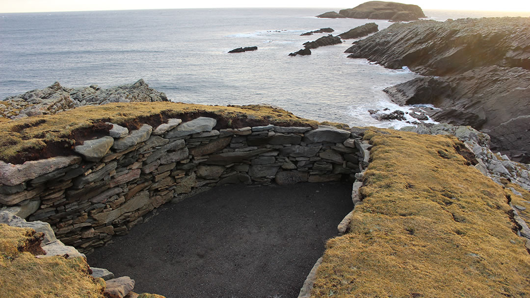 A cell in the Ness of Burgi, Shetland