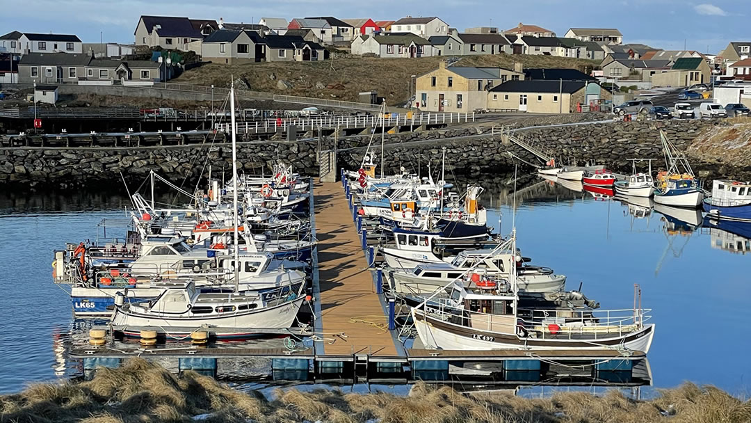 Hamnavoe, Burra, in Shetland