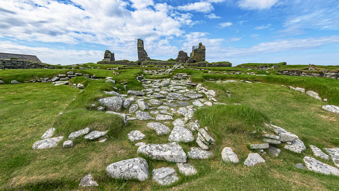 Jarlshof in the South Mainland of Shetland