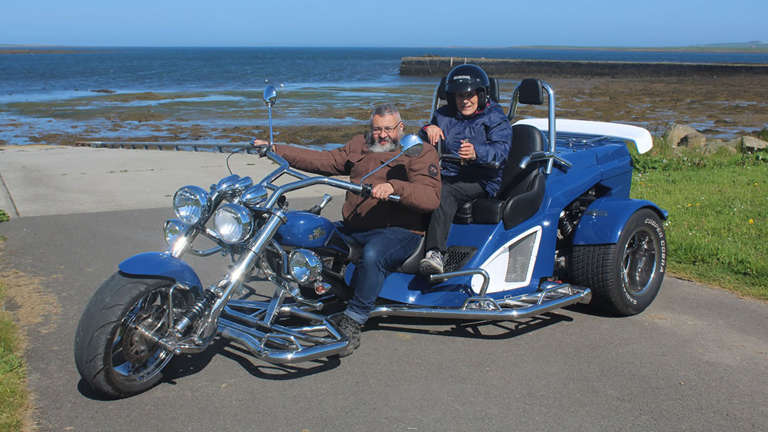 John Foster and Orkney Trike Tours 