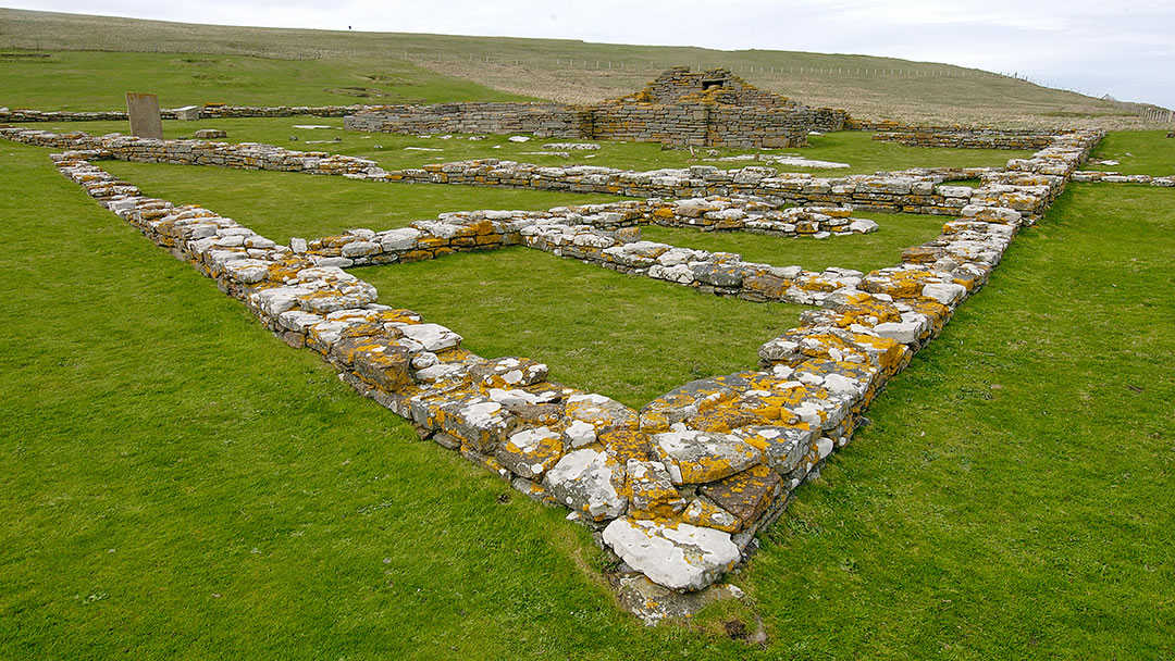 Norse church on the Brough of Birsay, Orkney