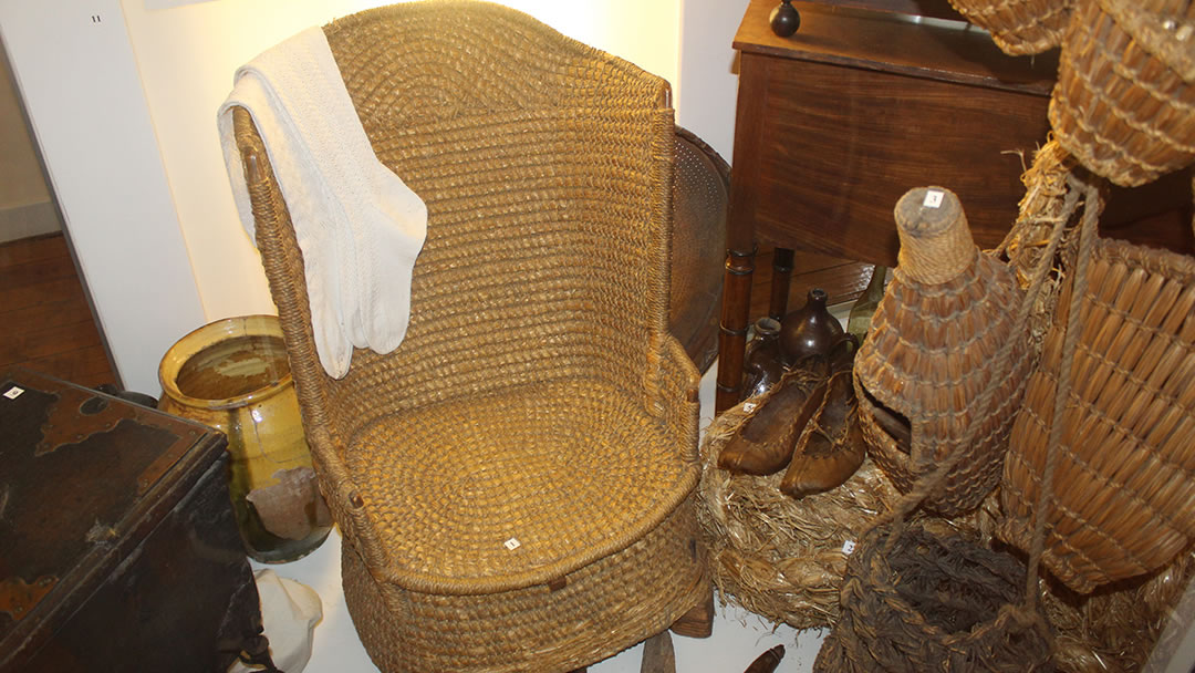 Straw chair, Orkney Museum