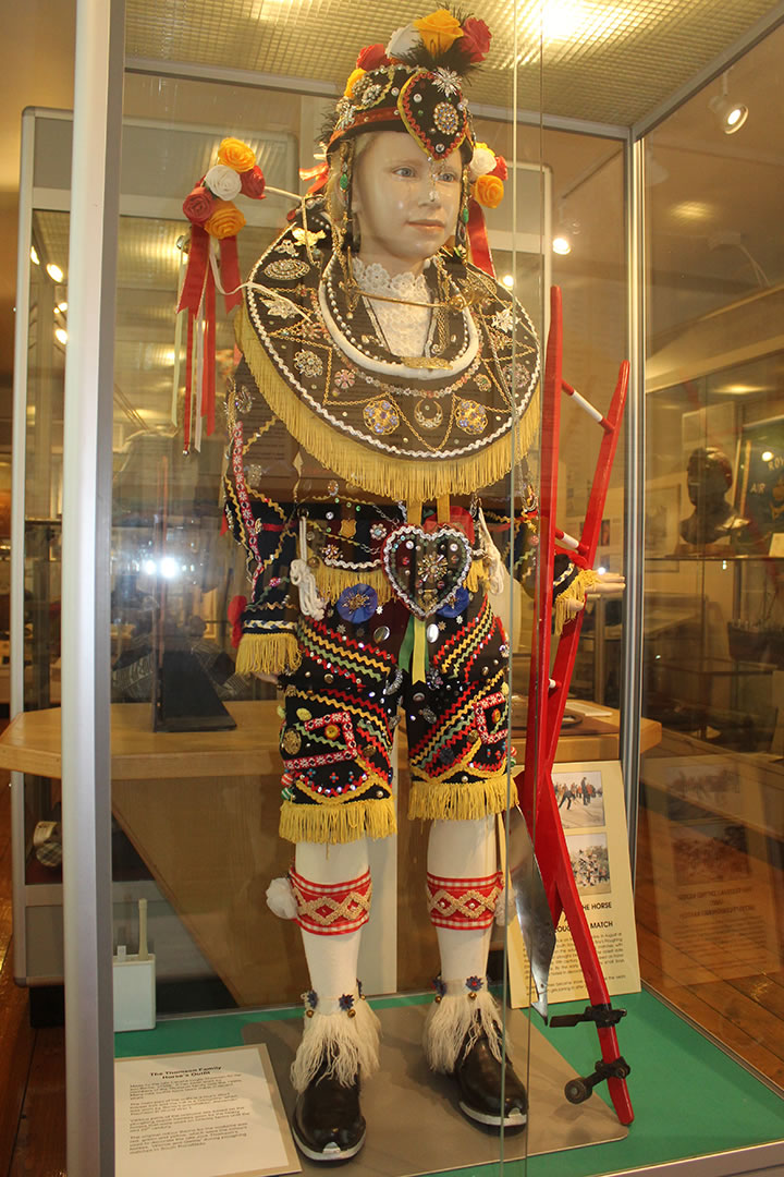 The Festival of the Horse costume in the Orkney Museum 