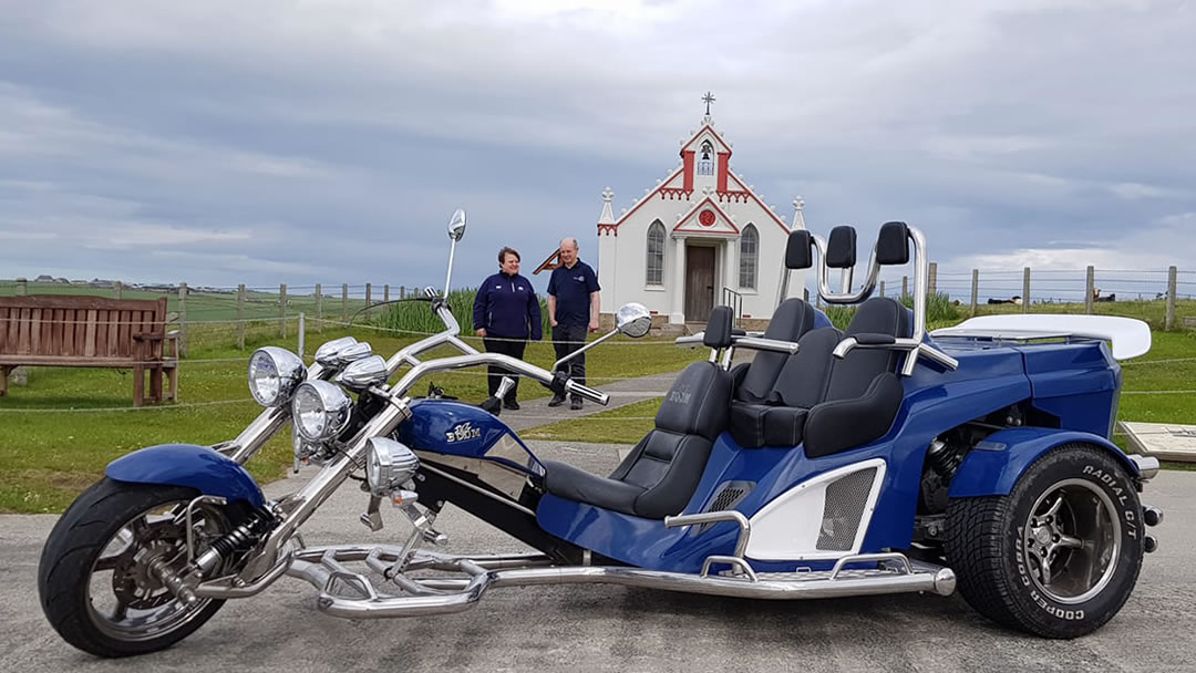 Orkney Trike Tours at the Italian Chapel
