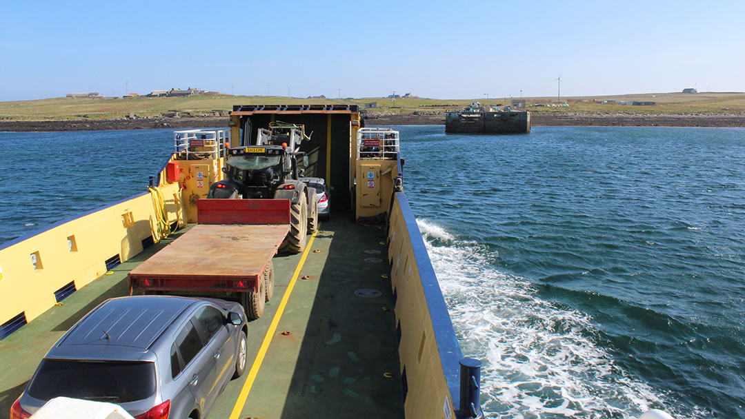 Arriving at the Orkney island of Wyre