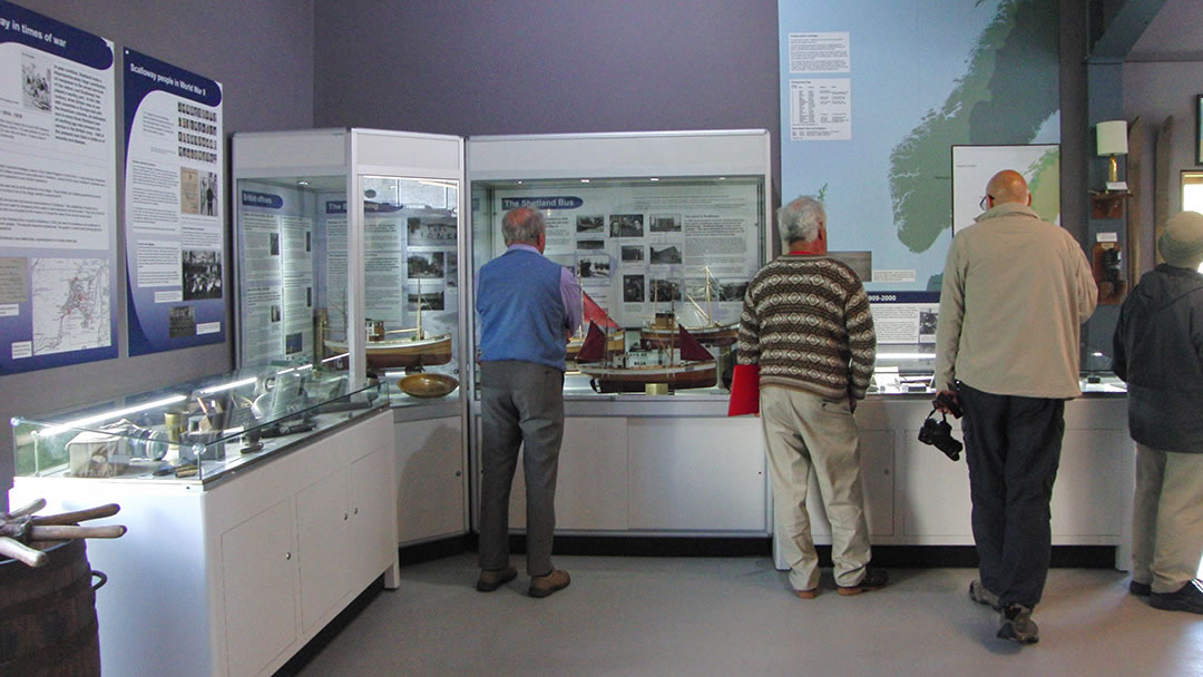 Inside the Scalloway Museum