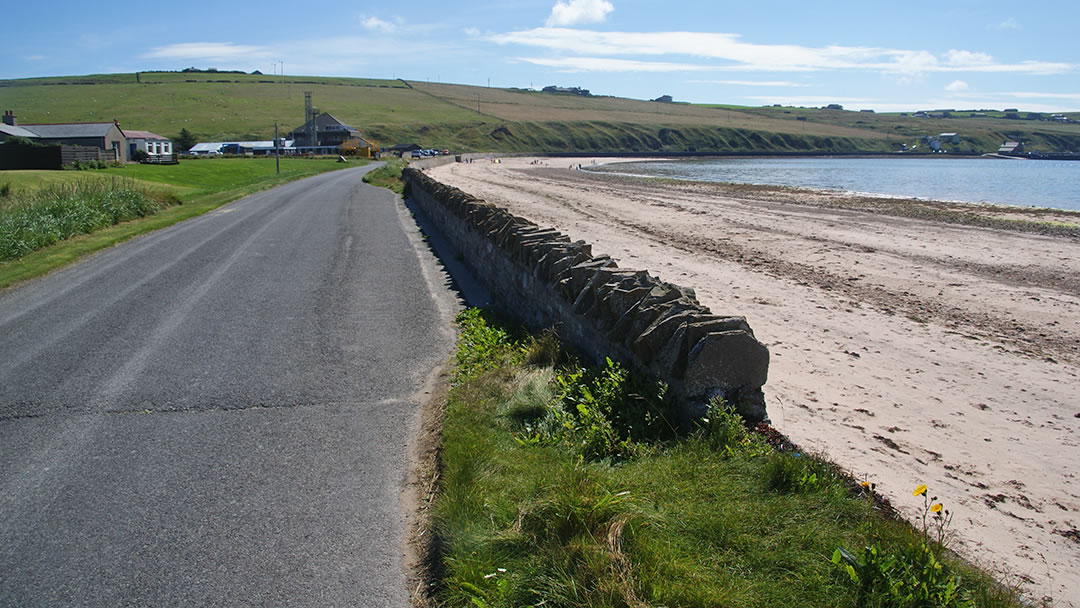 Road by Scapa Beach