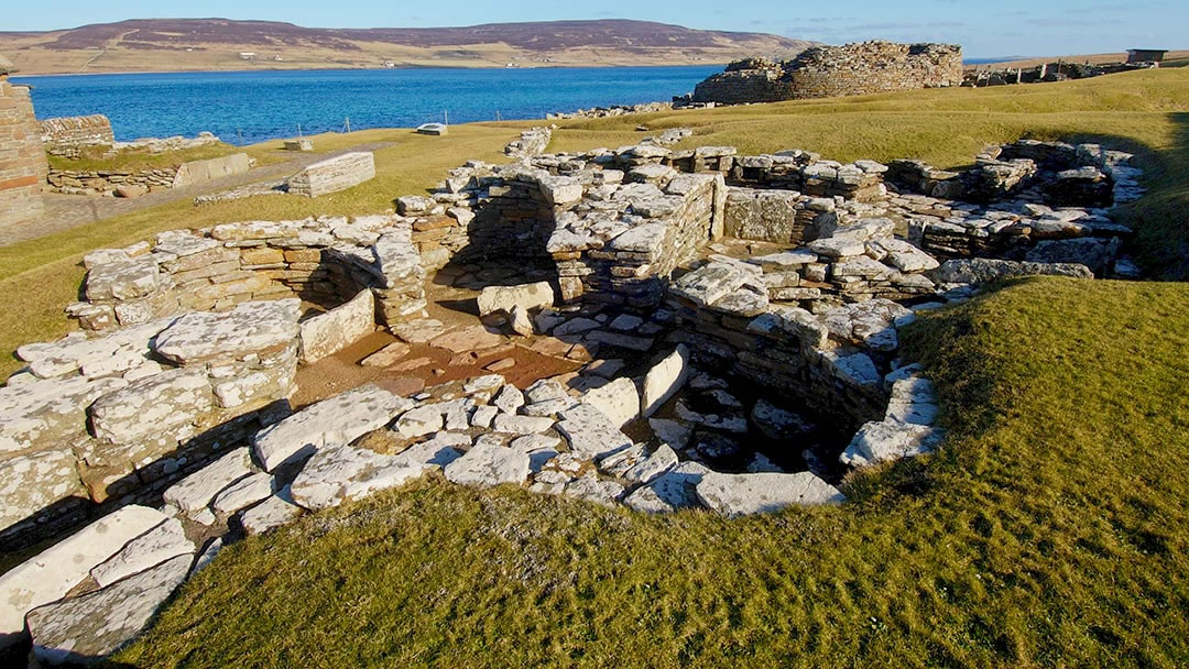 The Shamrock House; a pictish dwelling built after the Broch of Gurness