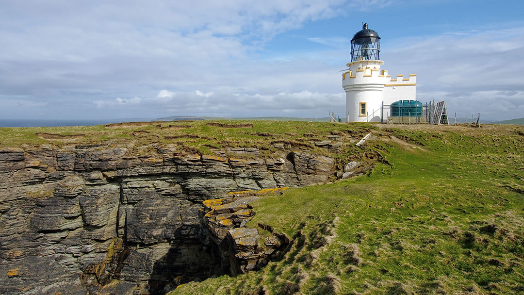 The Brough of Birsay lighthouse, Orkney