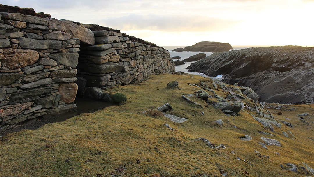 The Ness of Burgi in Shetland