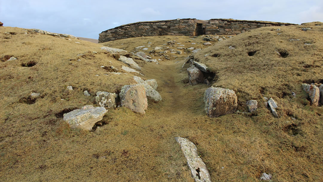 The ditch at the Ness of Burgi 