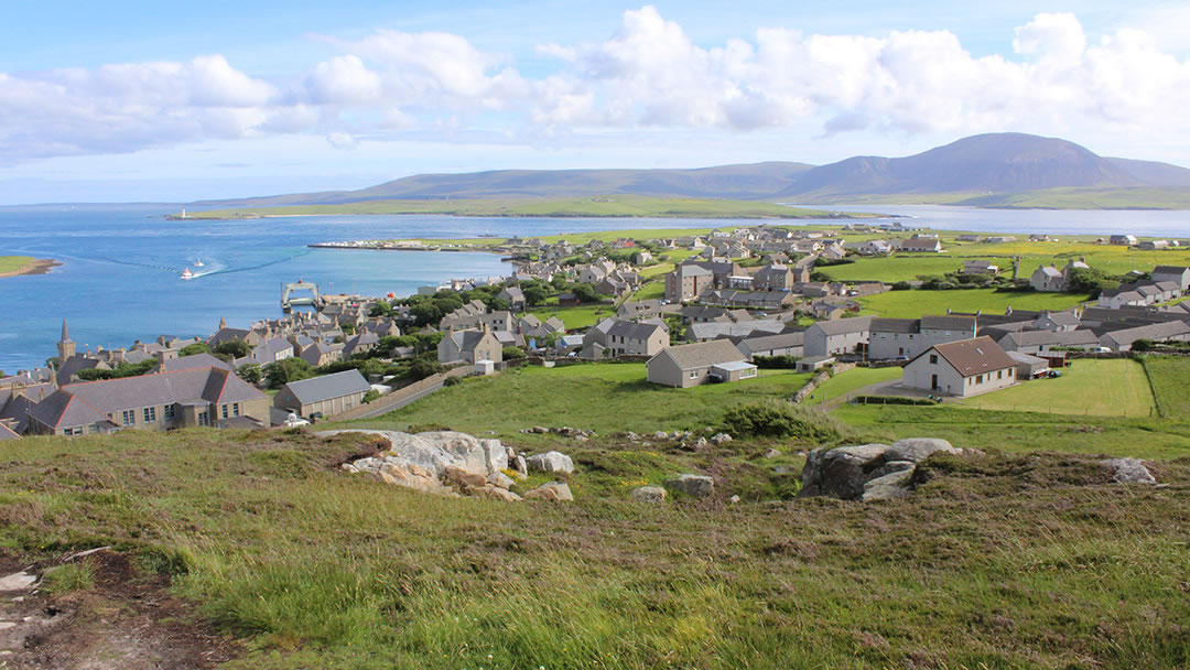 Stromness viewed from Brinkies Brae