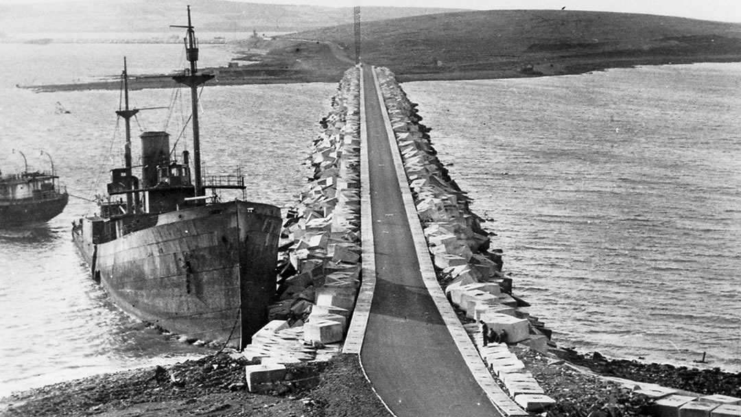 Building the Churchill Barriers in Orkney 
