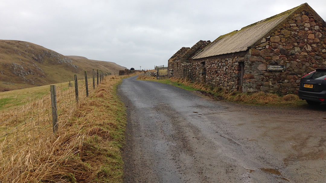 Parked at Culswick, Shetland