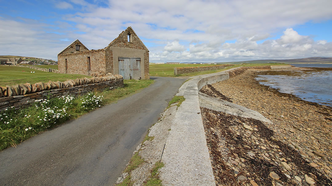 The first lifeboat shed in Stromness, Orkney