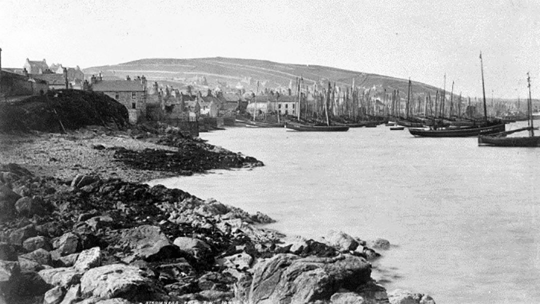 Herring boats in Stromness harbour