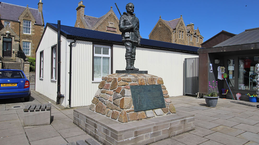 John Rae Statue, Stromness, Orkney