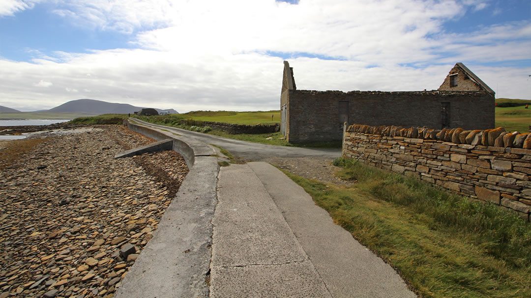 Lifeboat shed at Ness, Stromness