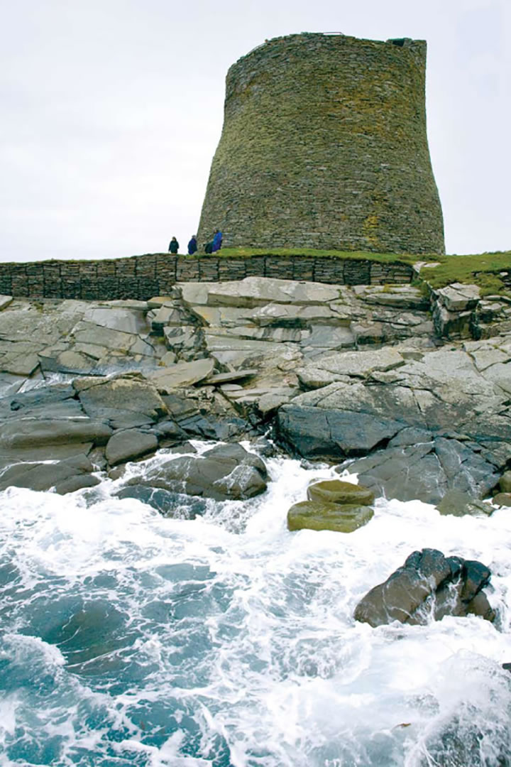 Mousa broch, an Iron Age structure in Shetland
