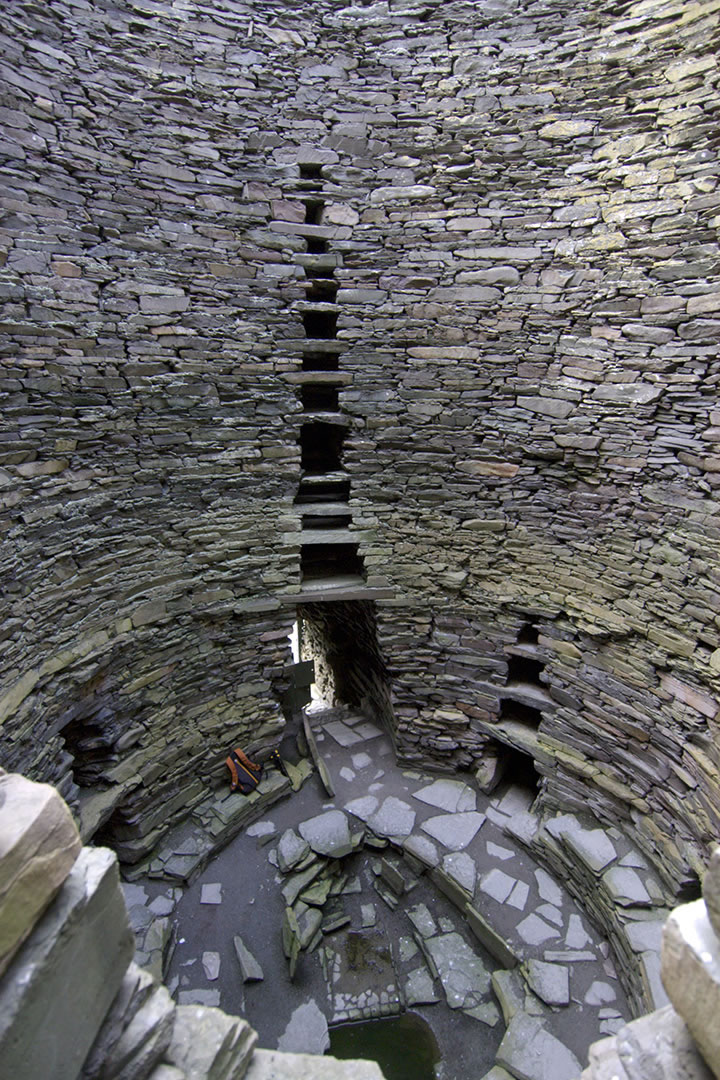 Inside Mousa Broch