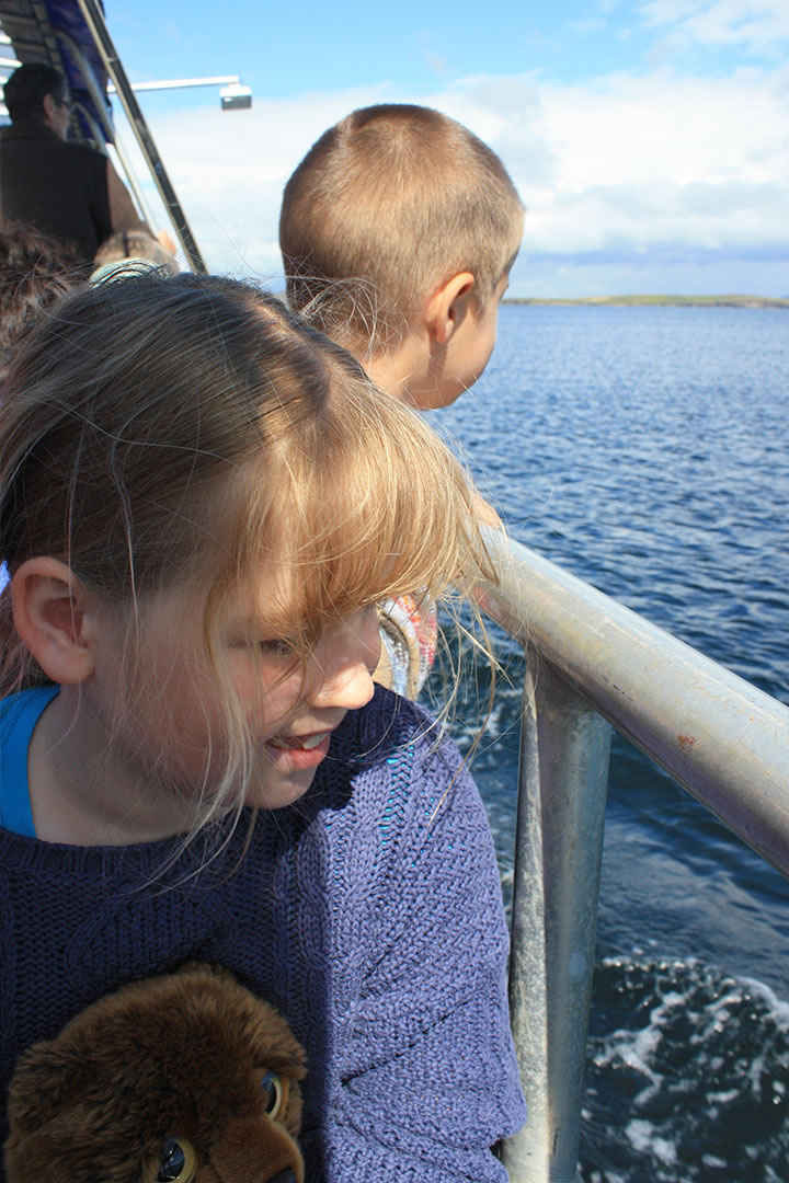 On board the Mousa Ferry