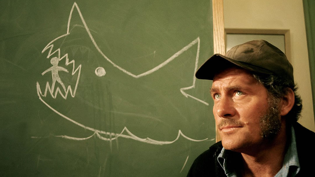 Robert Shaw as Quint in Jaws