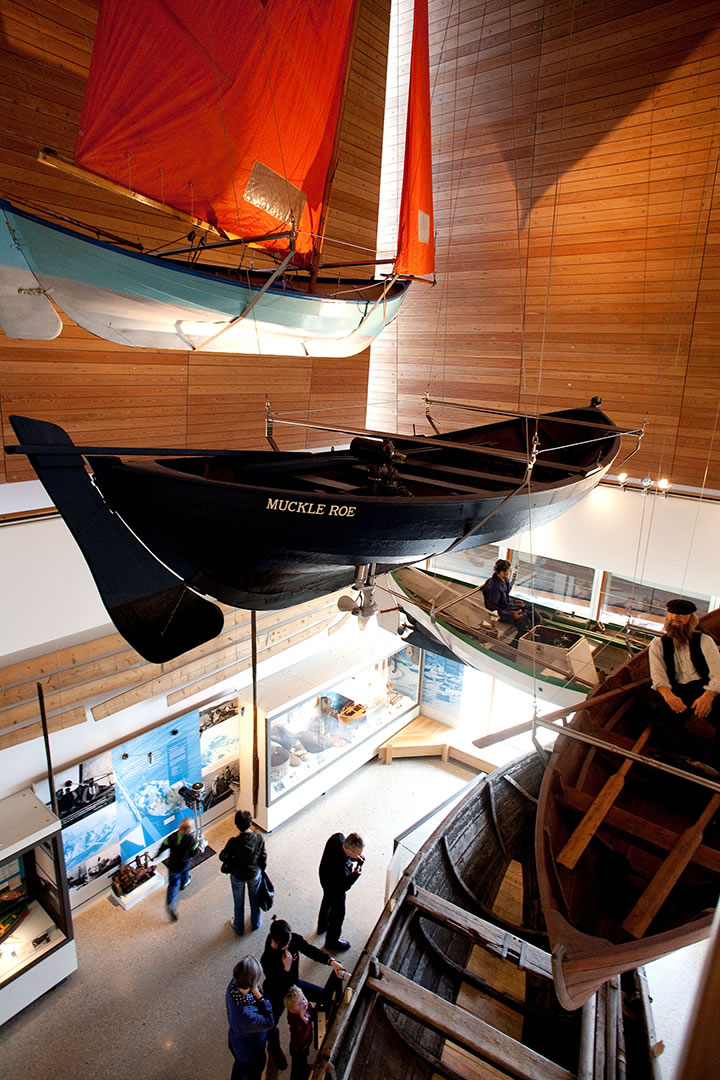 Shetland Museum and Archives boat hall