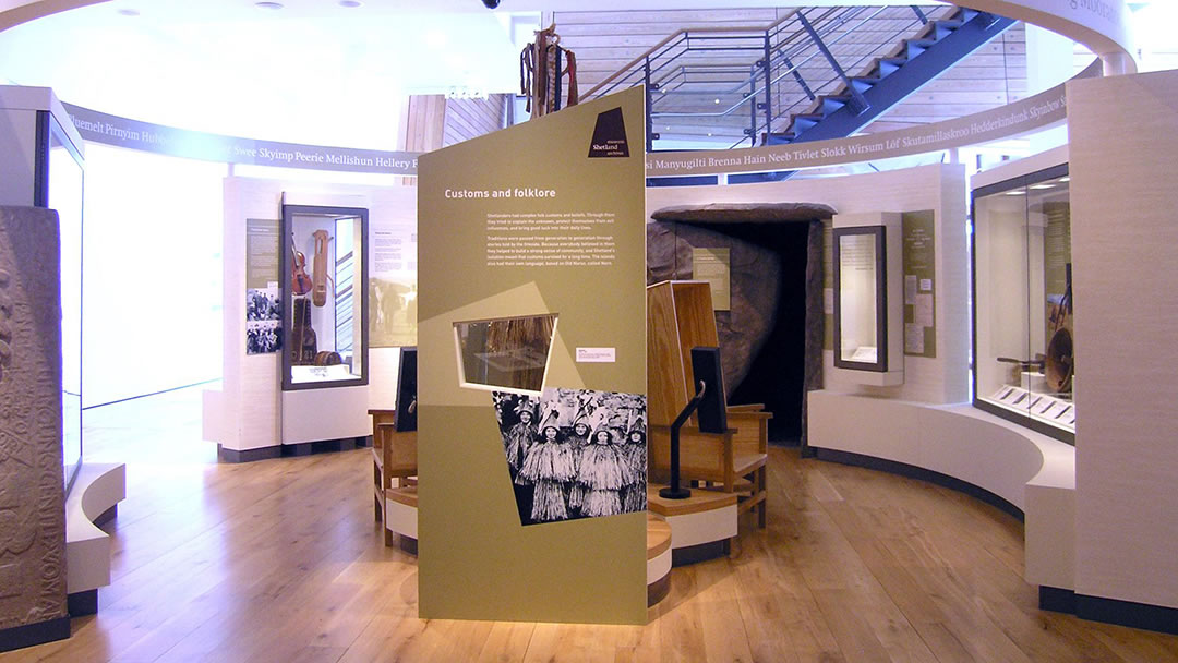 Inside Shetland Museum and Archives