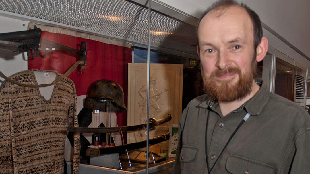 Ian Tait at the Shetland Museum and Archives