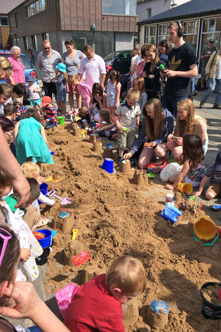 Sandcastle Competition at Stromness Shopping Week