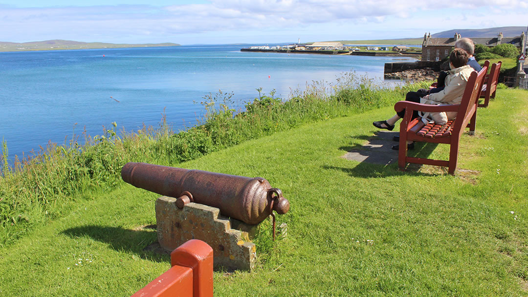 The cannon in Stromness, Orkney