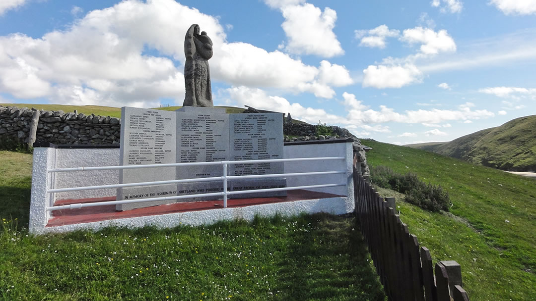 The Gloup Memorial, Yell, Shetland