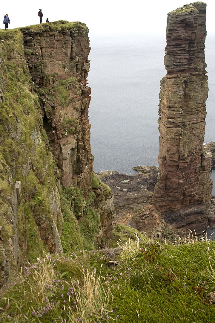 The Old Man of Hoy, viewed from the cliffs in Hoy, Orkney