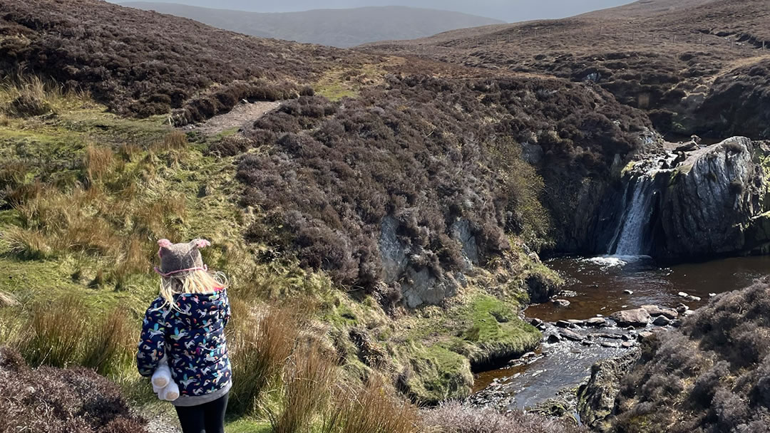 Path to the Burn of Lunklet in Shetland