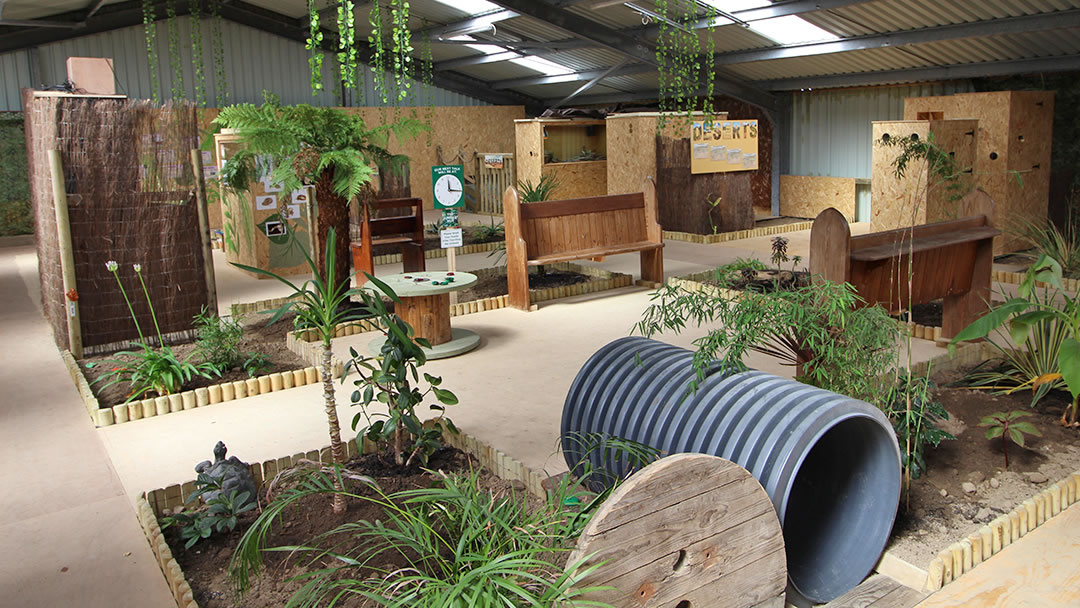 Inside Fern Valley Wildlife Centre, Orkney