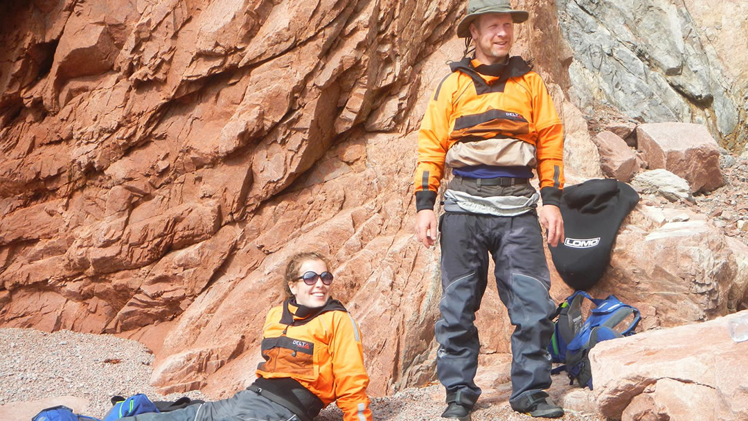 Angus and Wendy from Sea Kayak Shetland