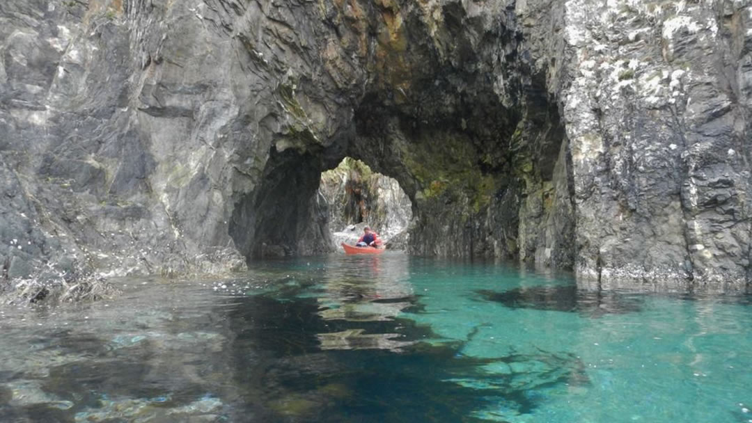 Exploring sea caves