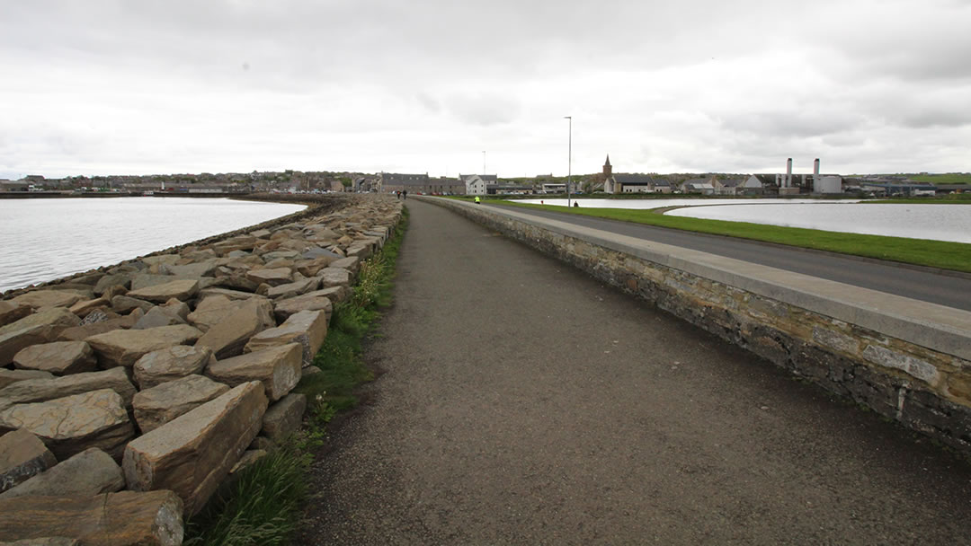 Ayre Road and the Peedie Sea in Kirkwall, Orkney