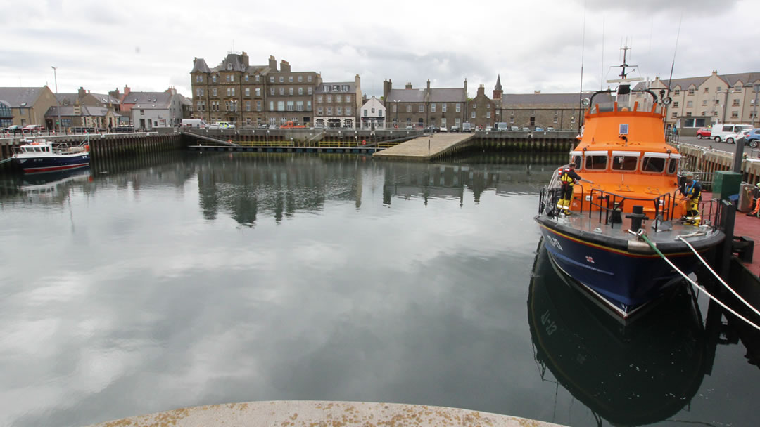 Kirkwall Hotel, the Basin and the Kirkwall Lifeboat