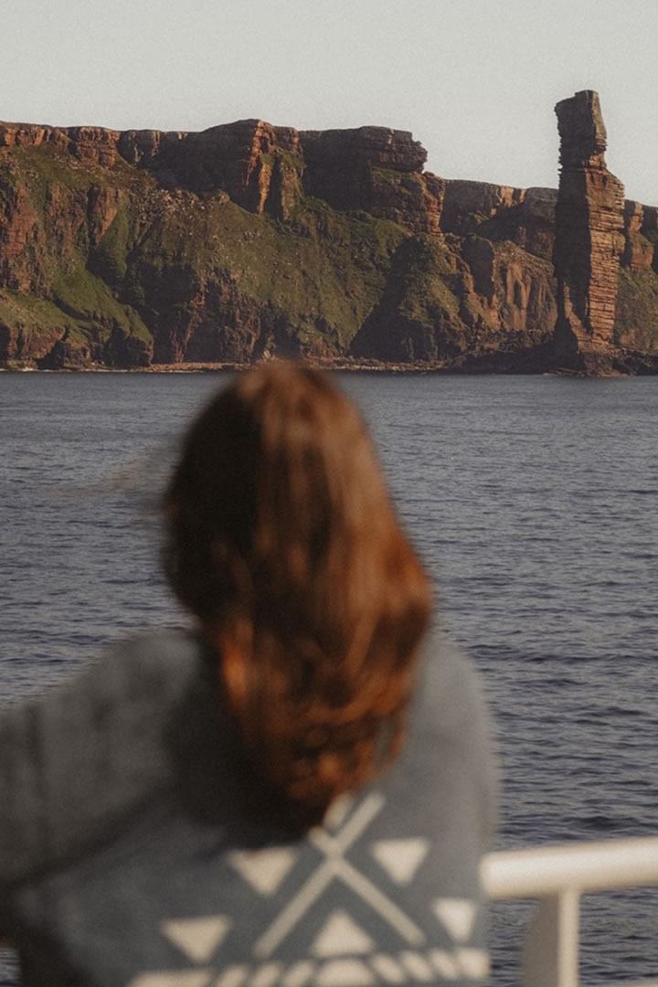 Sailing past the Old Man of Hoy