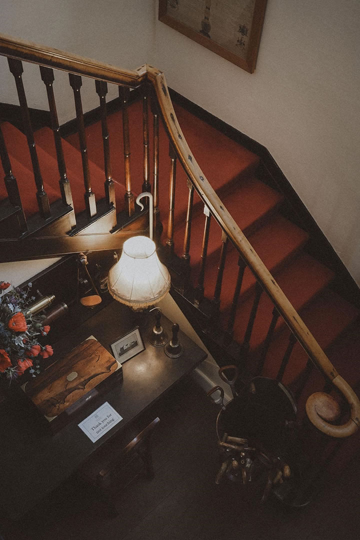 Stairway inside Skaill House