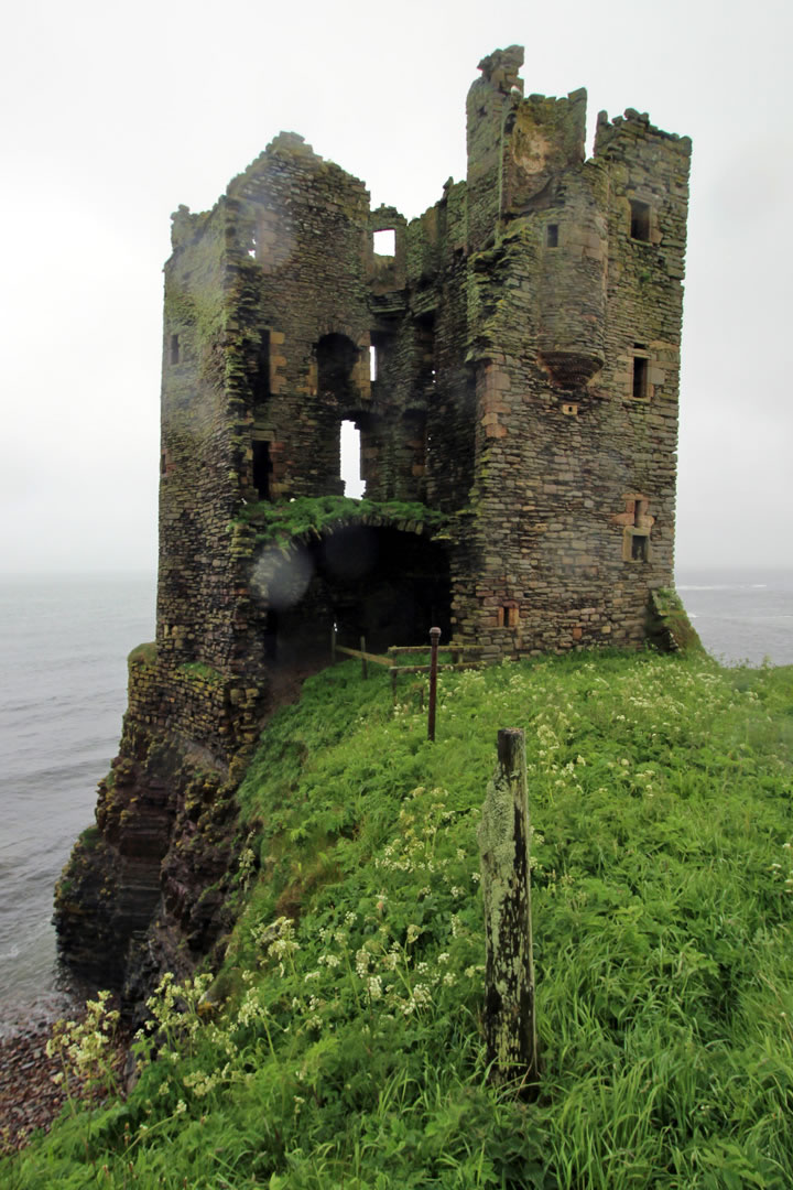 Keiss Castle in Caithness