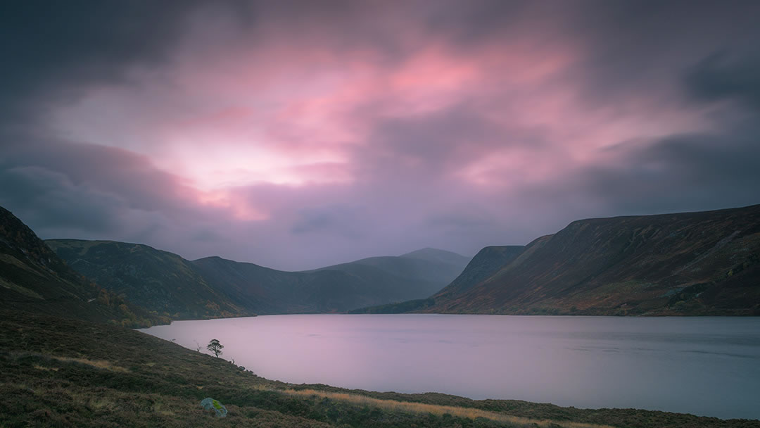 Loch Muick at the foot of Lochnagar