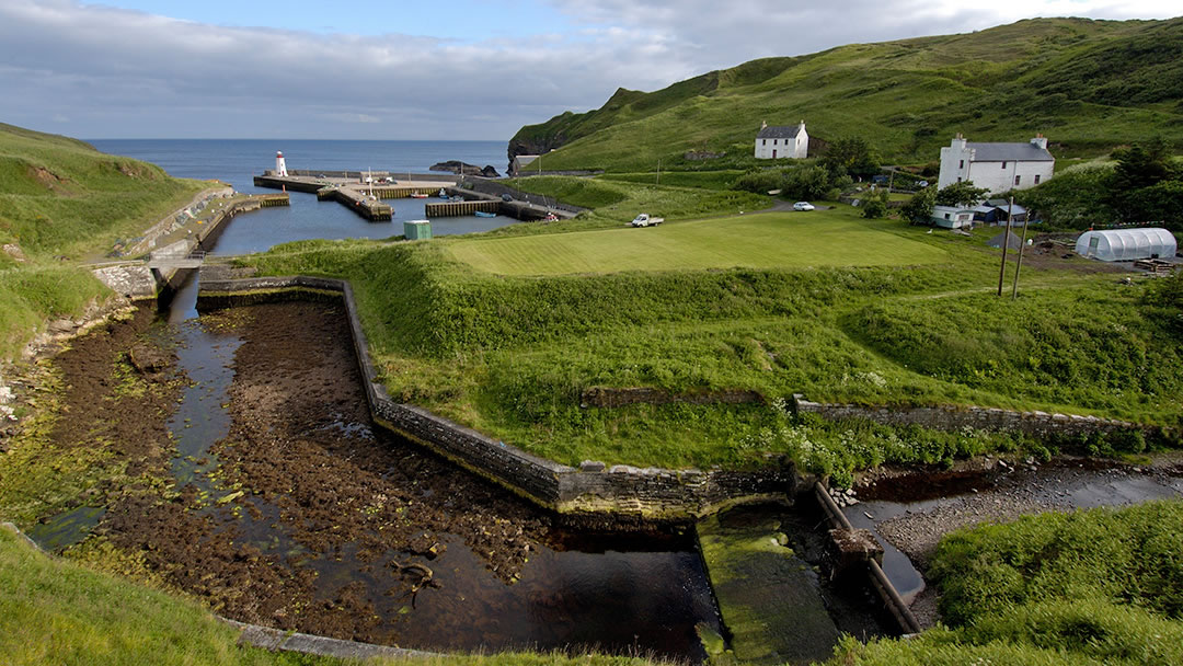 Lybster harbour in Caithness