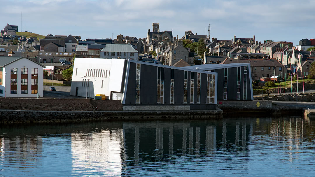 Mareel on the waterfront of Lerwick in Shetland