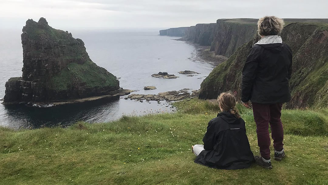 Visiting the Duncansby Stacks